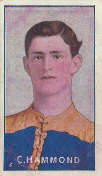 1908-09 Sniders and Abrahams Australian Footballers - Victorian League Players Series D #NNO Charlie Hammond Front